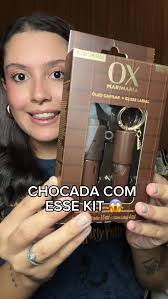 Lançamento edição limitada de Ox com Mari Maria Kit de gloss com óleo  capilar de chocolate @oxcosmeticos @marimariahair , ., id SSRAY3-DPZJ  #MercadoLivreModa #OMelhorDaBeleza @mercadolivremoda