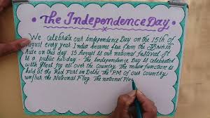 It was a direct descendant of the indian broadcasting company, which later became all india radio. Independence Day Essay Cursive Writing Beautiful Hand Writing Youtube