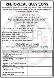 Rhetorical Questions Persuasive Writing Worksheets In 2020 Persuasive Writing Persuasive Writing Topics Persuasive Text