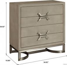 Check out our narrow nightstand selection for the very best in unique or custom, handmade pieces from our furniture shops. City Chic Modern Light Gray Shagreen Drawer Chest From Pulaski Coleman Furniture
