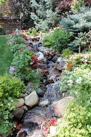Man Made Stream Waterfalls Backyard Ponds Backyard Backyard Stream