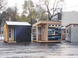 These 39 Sleeping Pods 39 Provide Safety And Warmth For Portland S Homeless Architecture Amp Design P Sleeping Pods Homeless Housing Portable Shelter