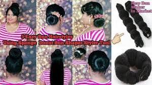 99 ($1.75/count) get it as soon as thu, jun 17. 5 Easy Bun Hairstyles Using Hair Styling Sponge Donut Bun Shaper Styler Tool Bun Juda Hairstyles Youtube