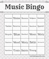 Print out different bingo cards for each child plus a call sheet. Music Bingo