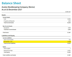 The current liabilities for the business in the example balance sheet are. Shareholder Loan Understand It And Avoid Trouble With The Cra Avalon Accounting