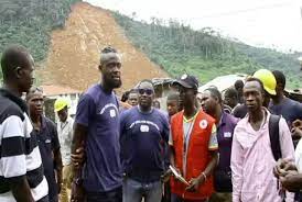 Kei ansu kamara is a sierra leonean international footballer who plays as a striker. Kei Kamara Visits The Mudslide Victims In Sierra Leone Flood Relief Events Lawrence Kansas Kei Kamara Heartshapedhands Foundation