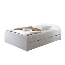 Bett Occitan In Weiss Mit Schubladen Bett 120x200 Bett Mit Bettkasten Bett Mit Schubladen