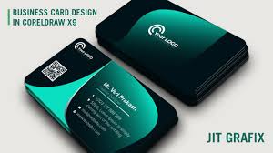 Folded cards not only give you more space to write details, but they also allow your client to have a visual walk through. Professional Business Card Design Ideas Coreldraw X9 Creative Visiting Card Tools Tutorials Youtube
