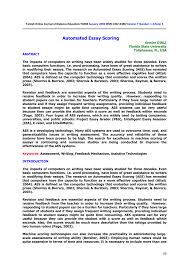 Pdf Automated Essay Scoring