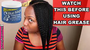 Coconut oil is very conditioning and is rich in vitamins and minerals that help heal the hair, she says. What You Should Do If You Use Grease In Your Natural Hair Youtube