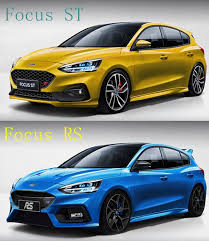 2019 Ford Focus St Rs Active And Other Variants Ford Focus St Ford Focus Ford Focus Hatchback
