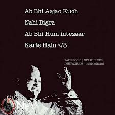 Nusrat Fateh Ali Khan On Instagram Title Hai Kahan Ka Irada Tumhara Sanam Mixed Feelings Quotes Nfak Quotes Nusrat Fateh Ali Khan