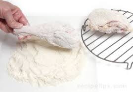 Simply throw your seasoned flour into a large resealable plastic bag, add the chicken pieces, and shake gently—once! Dredging And Coating How To Cooking Tips Recipetips Com