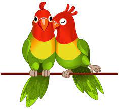 These Two Love Birds Have A Lot Of Sweetness To Share With Your Friends On Facebook Animal Symbolism Cute Animals Symbols Emoticons
