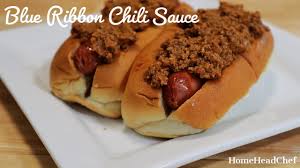 blue ribbon chili dog sauce recipe