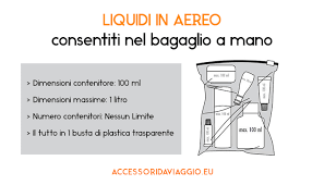 Misure e peso del bagaglio a mano di ryanair 2019. Liquidi Nel Bagaglio A Mano E In Cabina E Oggetti Vietati Accessori Da Viaggio