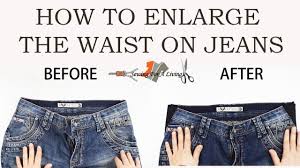 It is a simple alteration that can be done at home with a domestic sewing machine. How To Enlarge Jeans At The Waist And Hips Sewing For A Living