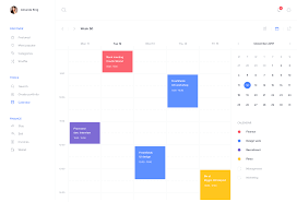Calendar Screen Gregoire Vella Calendar Calendar App Web Inspiration