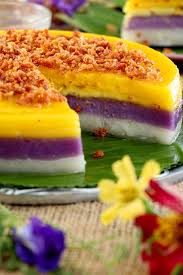 Sapin Sapin Recipe With Jackfruit Ube And Macapuno Recipe Sapin Sapin Recipe Filipino Desserts Jackfruit Recipes