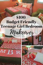 Budget Friendly 100 Teenage Girl Bedroom Makeover My Thrifty House Girls Bedroom Makeover Bedroom Makeover Diy Bedroom Makeover