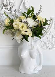 Jugs Jug Ceramic Vase By Anissa Kermiche In White In 2021 Ceramic Vase Vase Ceramic Jug