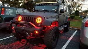 Jeep Wrangler Amber Halos Jeep Wrangler Jeep Wrangler Jk Jeep Wrangler Headlights