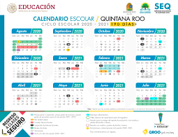A esto se suma que el 12 de marzo tampoco habrá clases por descarga administrativa escolar, lo que significa que este megapuente es exclusivo para los. Calendario Escolar Ciclo Escolar 2020 2021 Para Escuelas De Educacion Basica De Quintana Roo Qroo Gob Mx