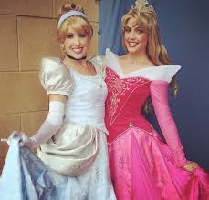 Cinderella And Aurora Real Disney Princesses Disney Friends Disneyland Princess