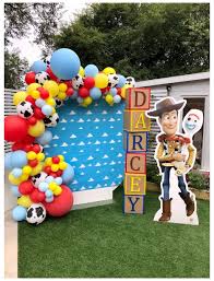 There are toy story birthday party ideas to help shape your party theme to fit your child's favorite characters. Pin By Brittany Goodin On Party Ideas In 2021 Toy Story Birthday Party Toy Story Party Toy Story Party Decorations