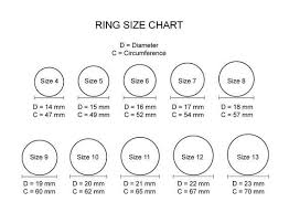 Ring Size Chart Stacking Rings Rings Stackable Rings