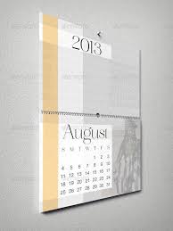 Wall Calendar Mockup Pack Wall Calendar Calendar Calendar Types