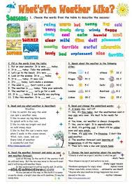 What S The Weather Like Weather Vocabulary Learn English English Lessons