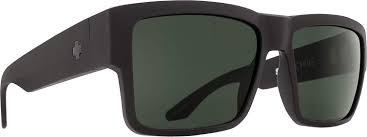 Spy Optic Cyrus Sunglasses Matte Black Happy Gray Green 58 Mm
