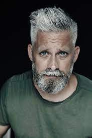 Pin By Charlie Rose On Mens Hairstyles Short Grey Hair Men Beard Images Beard Styles For Men