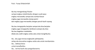 Seorang wanita yang rela mempertarukan nyawanya demi membawa kita pada dunia. Puisi Ibu Pdf Google Drive