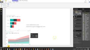How To Create Stack Area Chart In Power Bi