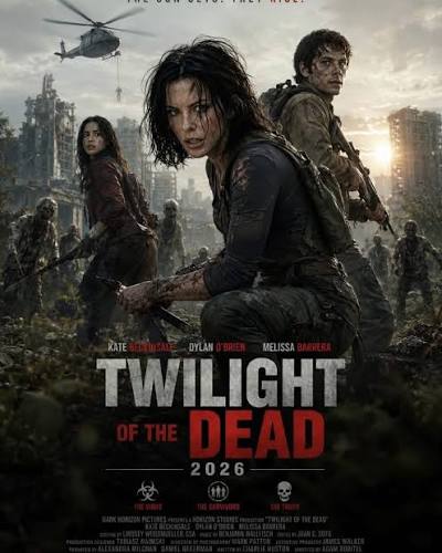 🎬Twilight of the Dead (2026) WHERE TO WATCH IT: 👉WATCH THE FULL MOVIE IN THE LINK OF MY PROFILE... 🎥🍿 ⭐️ Starring: Kate Beckinsale, Dylan O'Brien, Melissa Barrera, Mahershala Ali Years after
