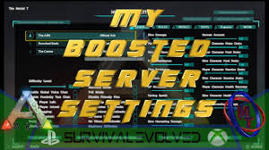Fighting on the shores and along this mysterious island you'll find it hard to survive. Ark Xbox Ps4 My Boosted Server Settings Youtube