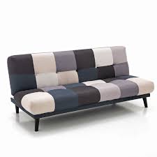 Isabel divano letto 3 posti con penisola reversibile con materasso h18 cm. Divano Letto Patchwork In Tessuto Multicolor Moderno Mixy