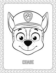 You can download free printable chase coloring pages at coloringonly.com. Paw Patrol Cartoon Chase Head Coloring Page