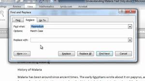 Find Replace Formatting In Word 2010 Youtube