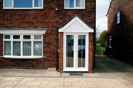 The plan has a covered front porch, screen porch, and patio. Porches Upminster Front Door Porches Romford