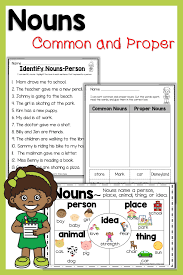Are You Looking For Easy Prep Printable Noun Worksheets And Task Cards This Product Will Help You Teach Common And Proper Nouns Proper Nouns Nouns Worksheet