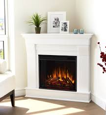 There is no need for fuels which may lead to fast degradation or corrosion of parts. Real Flame 5950e W Chateau 41 Freestanding Corner Electric Fireplace Mantel Package In White