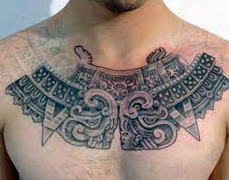Top 77 aztec tattoo ideas. Perfect Aztec Chest Tattoo Body Tattoo Art