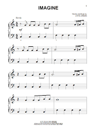 In 1971, the beatles legend, john lennon released a song that is. John Lennon Imagine Sheet Music Download Printable Pdf Pop Music Score For Easy Ukulele Tab 466441