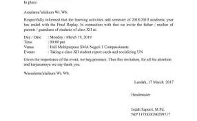 Surat resmi terdiri dari kop surat, nomor, lampiran, perihal, serta adanya tanda tangan dan stempel khusus bahasa yang digunakan bersifat formal. 4 Contoh Surat Resmi Dalam Bahasa Inggris Dan Cara Penulisannya Dubai Khalifa