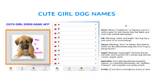 From pits to dalmatians, the shy to the outgoing, we've got names to. Cute Girl Dog Names App 2020 8 0 Apk Download Com Greatestwebapp Girldognames Apk Free