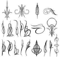 Vector Pinstripe Designs Pinstriping Designs Pinstripe Art Pinstriping