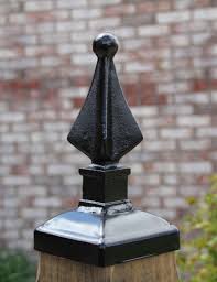 Quad Spear 4x4 Post Cap Fence Decor Fence Post Cap Wrought Etsy Wood Fence Post Fence Post Caps Fence Decor